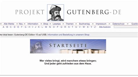 project gutenberg|projekt gutenberg de startseite.